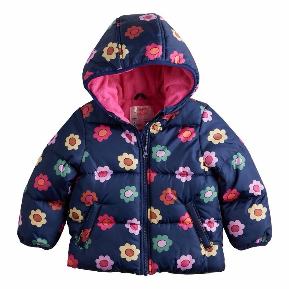 Jumping Beans Baby & Toddler Girl Jumping Beans® Heavyweight Bubble Jacket